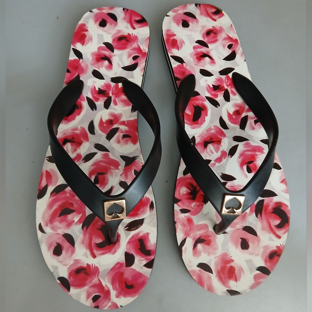 Kate Spade Pink Floral Sandals